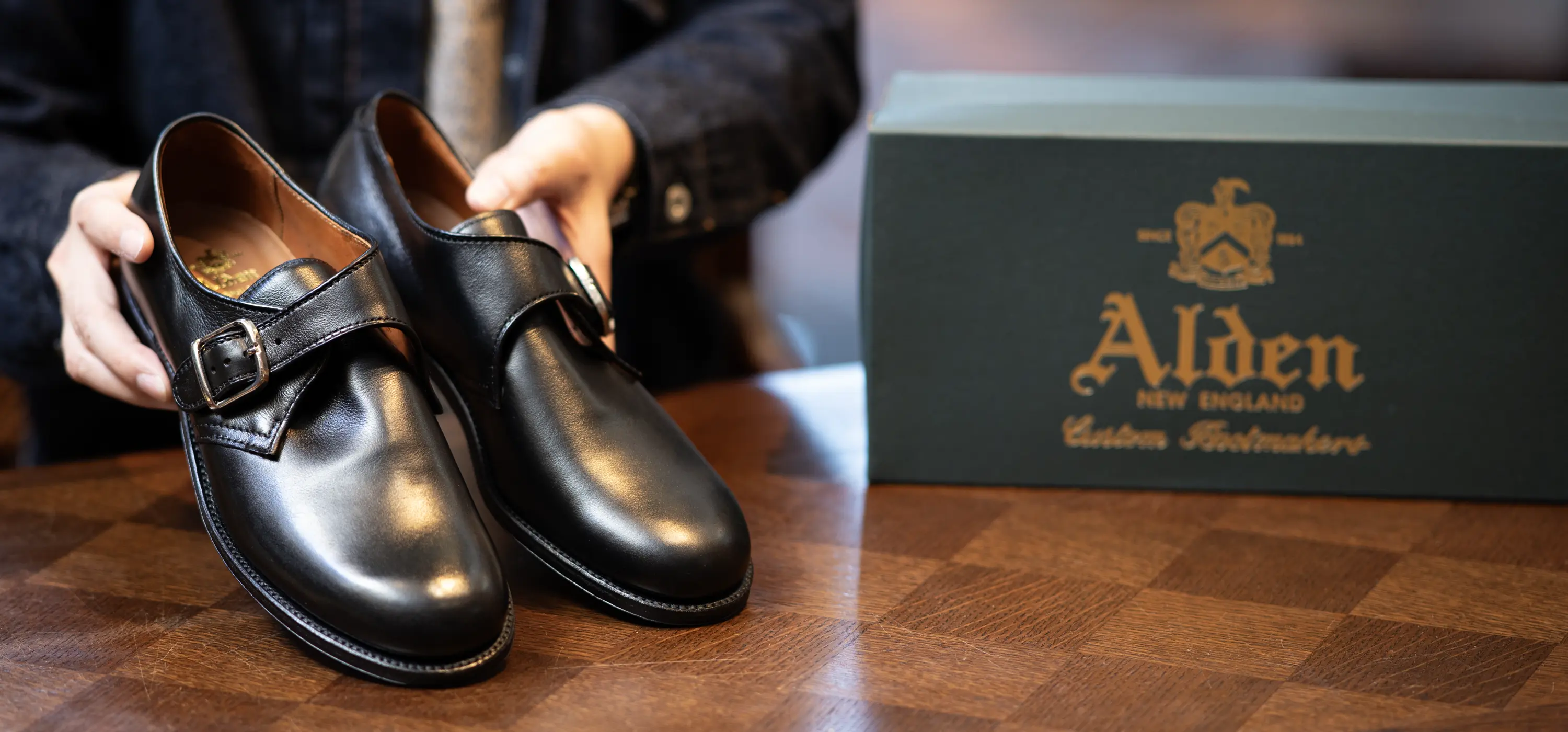 Alden,ǥ,N1408L,Military,Monk Strap Shoes,Ladycalf,Black,379X,ߥ꥿꡼饹,󥯥ȥå,塼,󥺥塼,׷