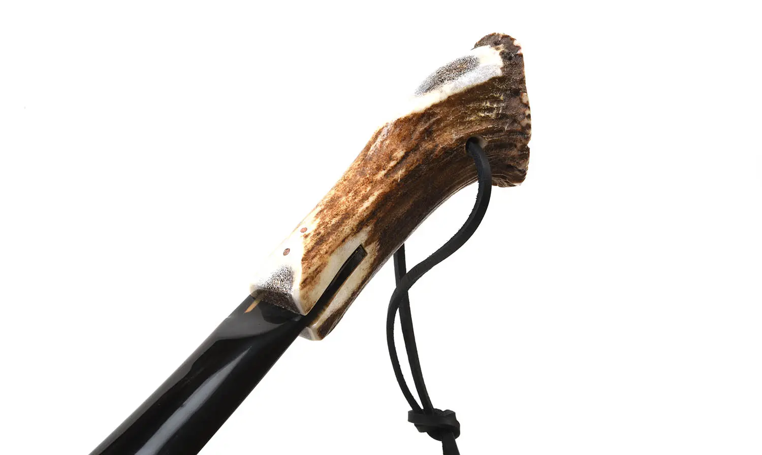 ABBEYHORN SHOEHORN - STAG CROWN HANDLE - 16