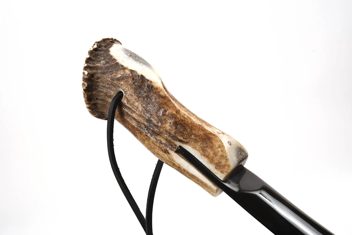 ABBEYHORN SHOEHORN - STAG CROWN HANDLE - 16