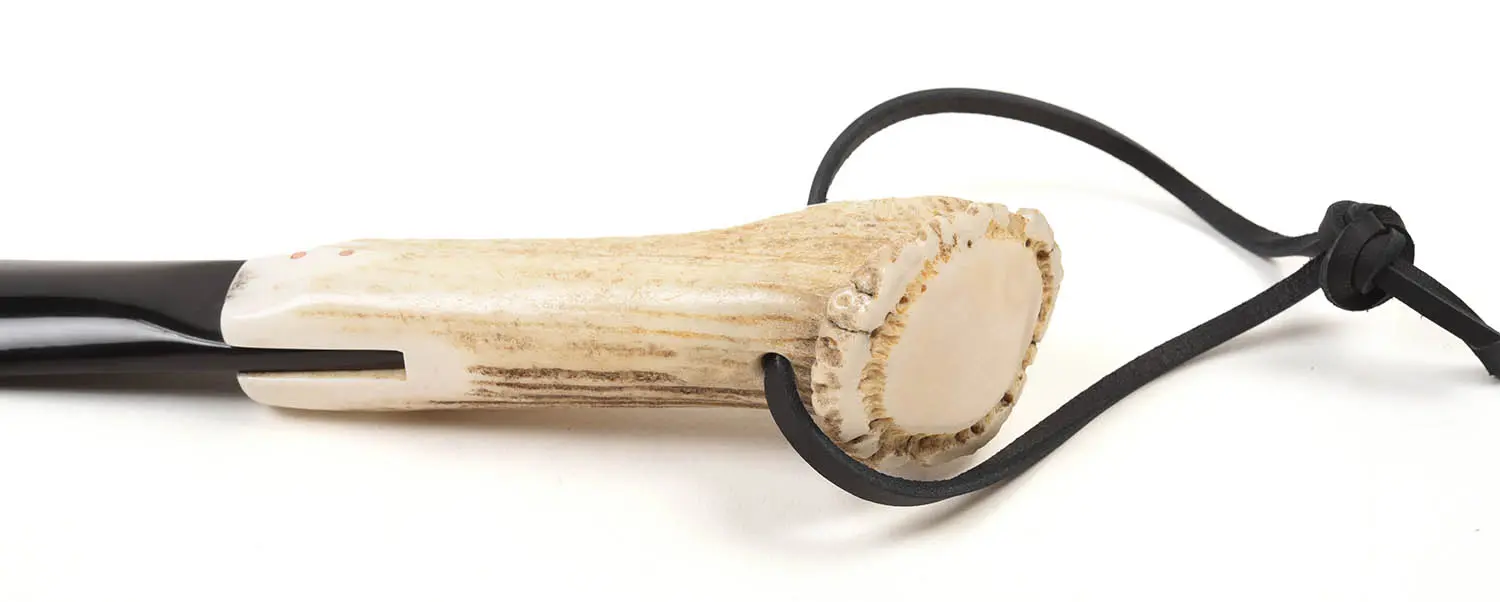 ABBEYHORN SHOEHORN - STAG CROWN HANDLE - 16