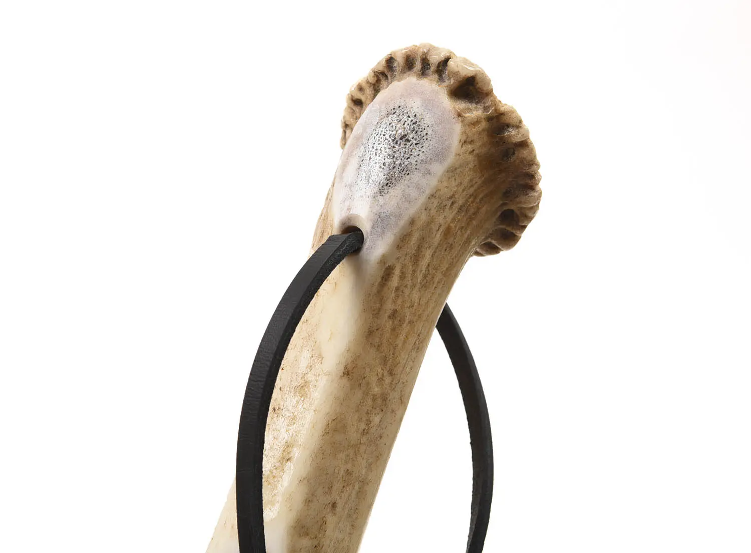 ABBEYHORN SHOEHORN - STAG CROWN HANDLE - 16