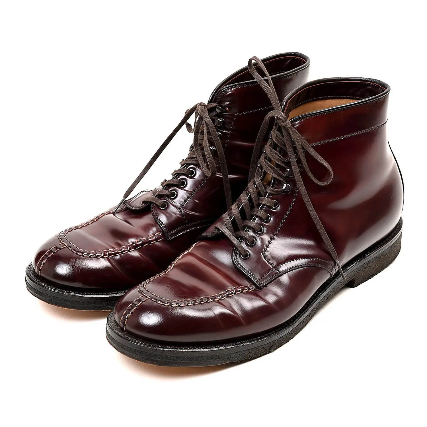 絶対王者】オールデン 4540H タンカーブーツ コードバン バーガンディー