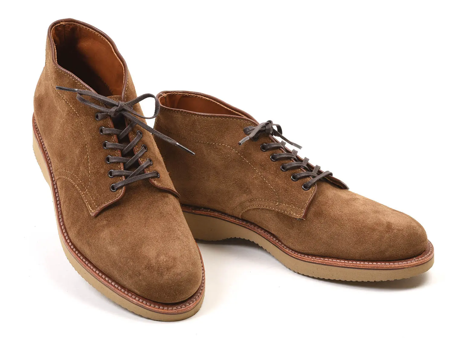 ǥ N1803 SNUFF SUEDE 6-EYE CHUKKA BOOT