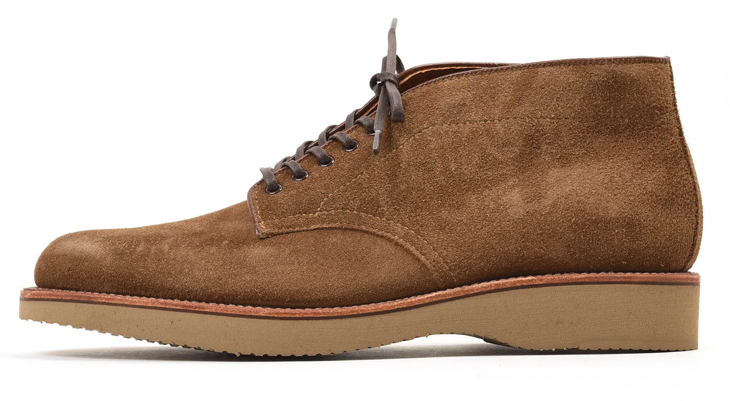 ǥ N1803 SNUFF SUEDE 6-EYE CHUKKA BOOT