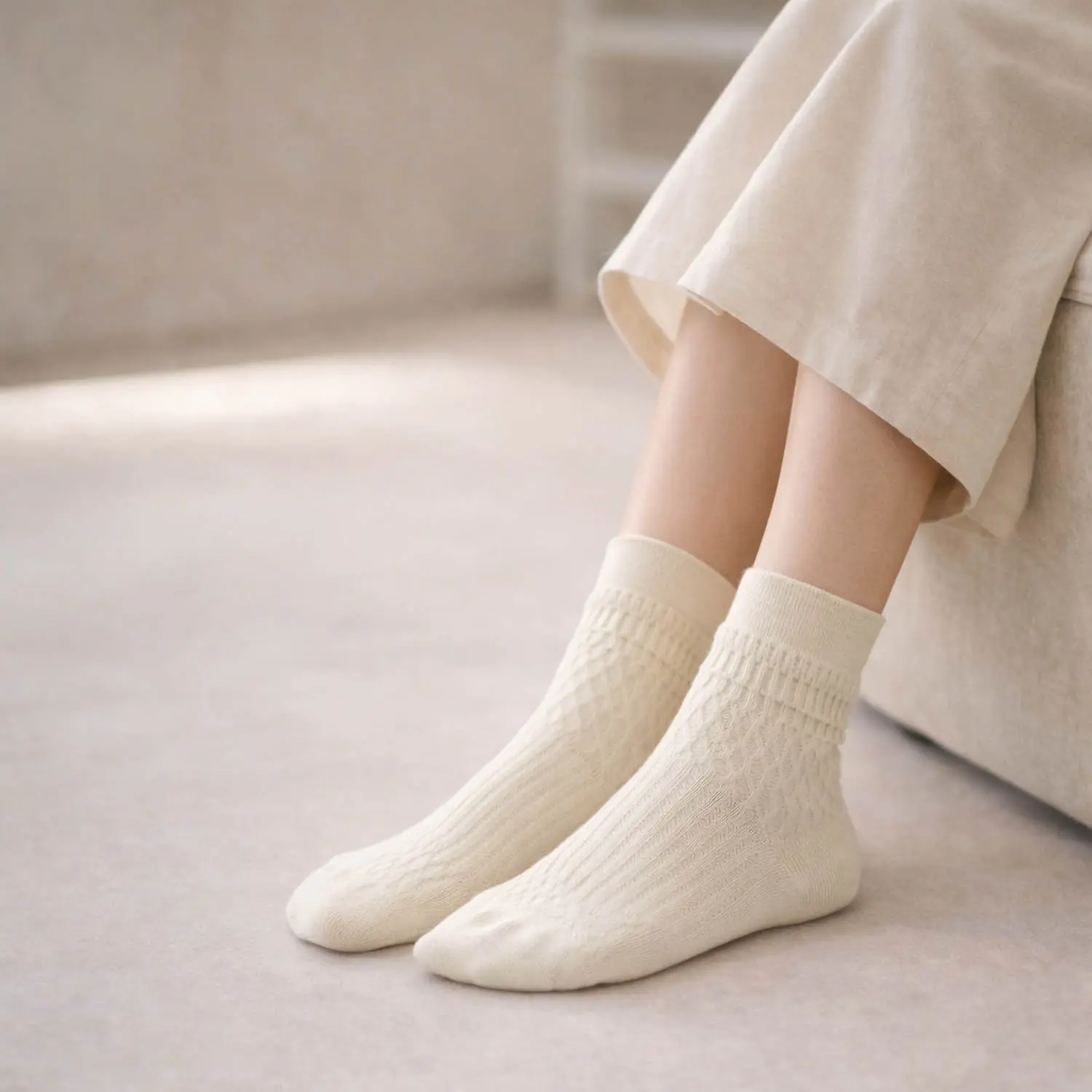 ayame AYM001-SLD �Х����åȥ������硼�� (Off White)