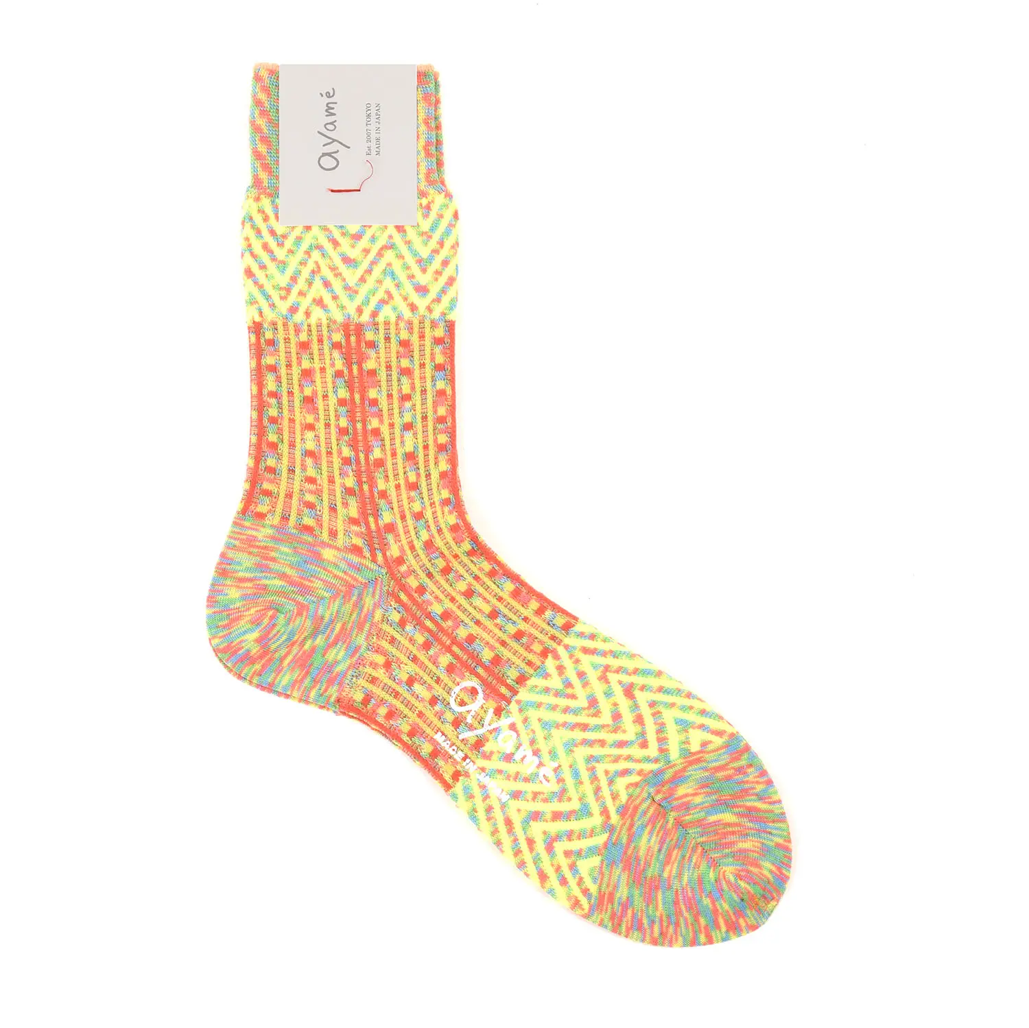 ayame Sprinkles socks AYM010/2502/N (Yellow)