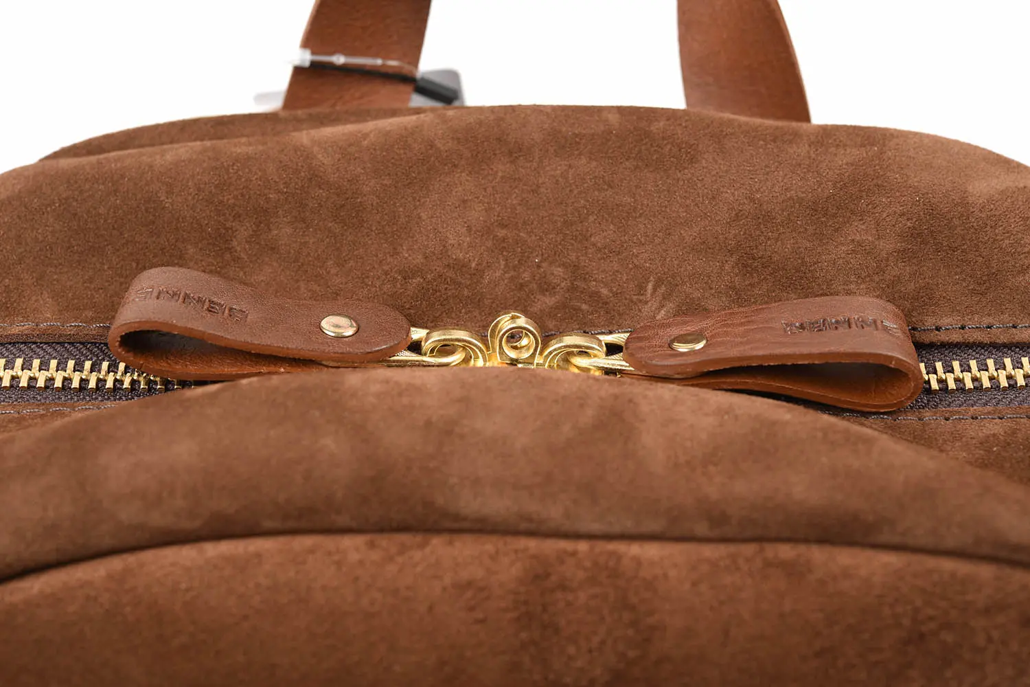 Bennett winch Suede Backpack (Tobacco Brown)