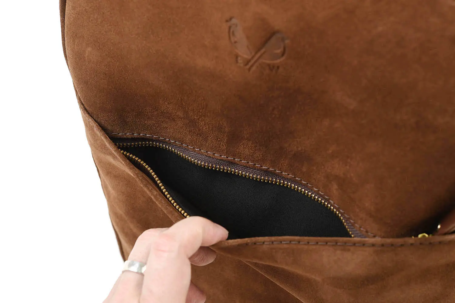 Bennett winch Suede Backpack (Tobacco Brown)