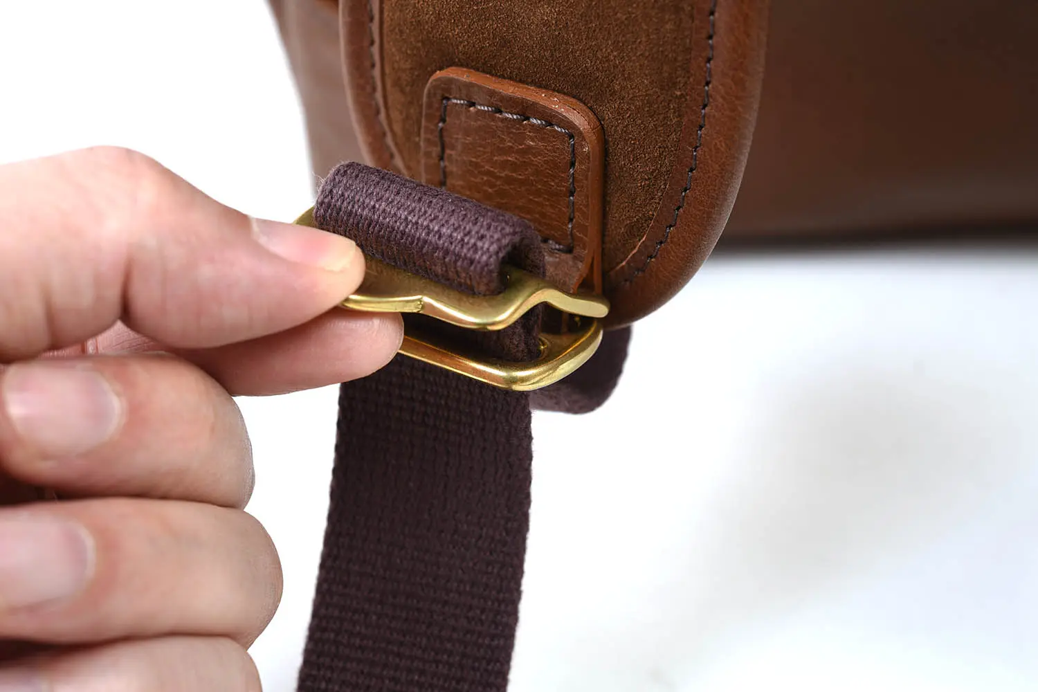 Bennett winch Suede Backpack (Tobacco Brown)