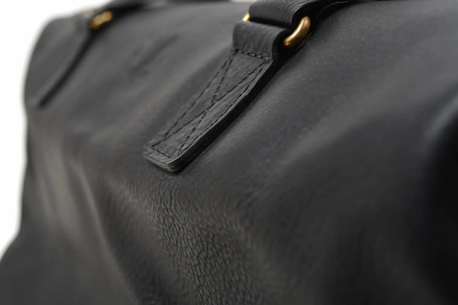 BENNETT WINCH Leather-Weekender, Black