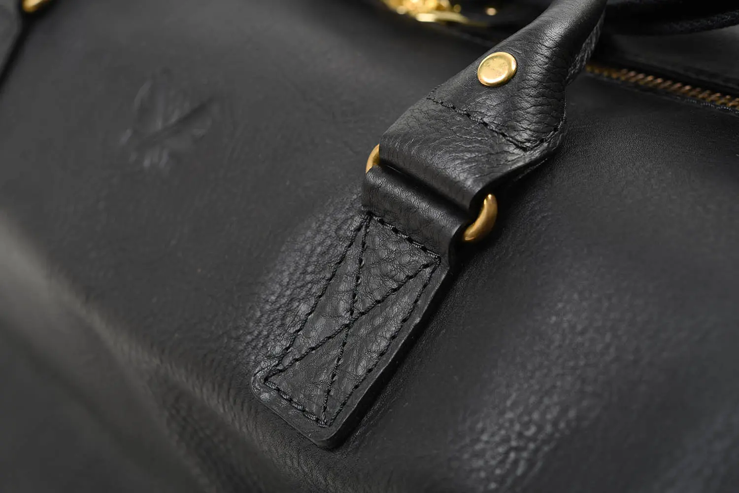 BENNETT WINCH Leather-Weekender, Black