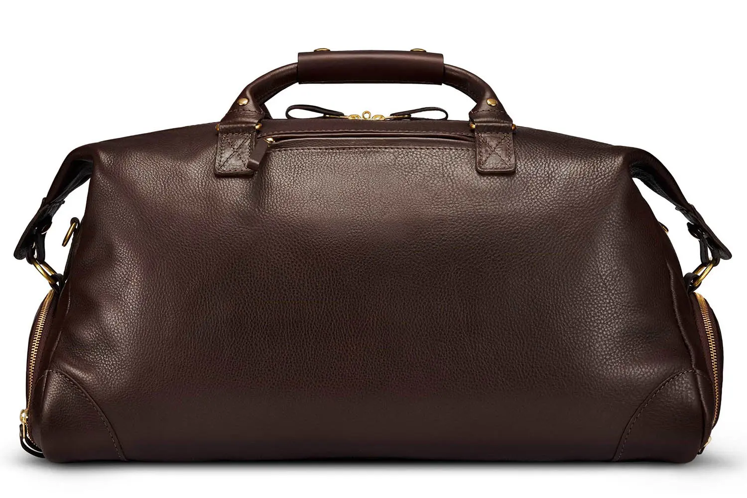 BENNETT WINCH Leather-Weekender, Brown