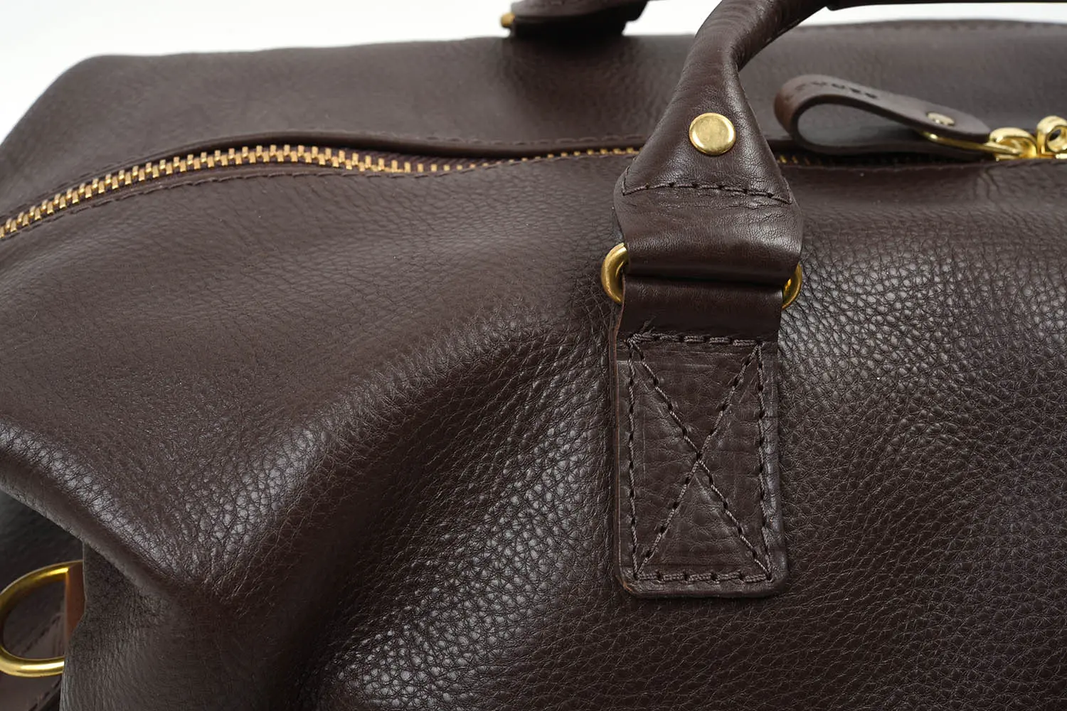 BENNETT WINCH Leather-Weekender, Brown
