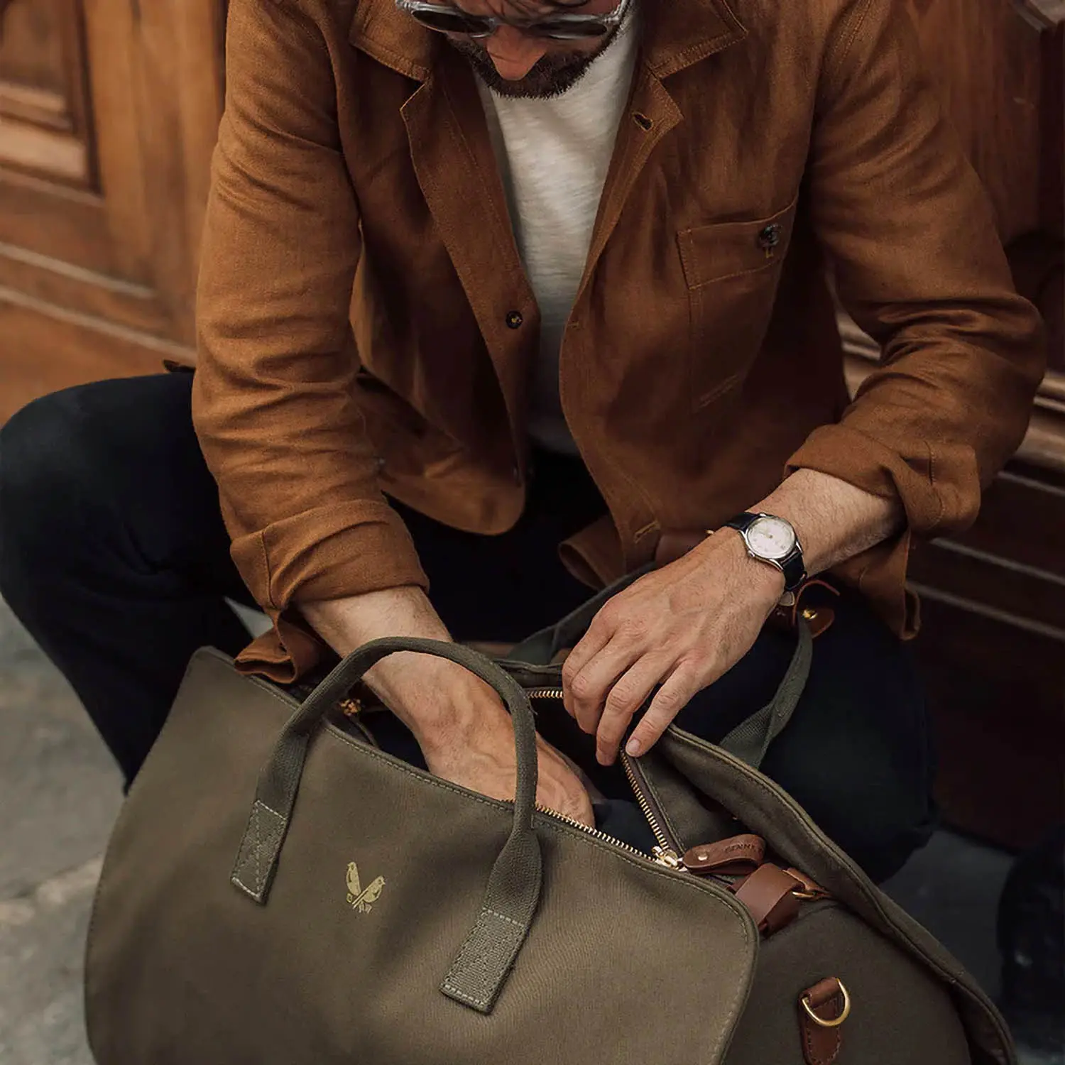 BENNETT WINCH S.C.Holdall Olive