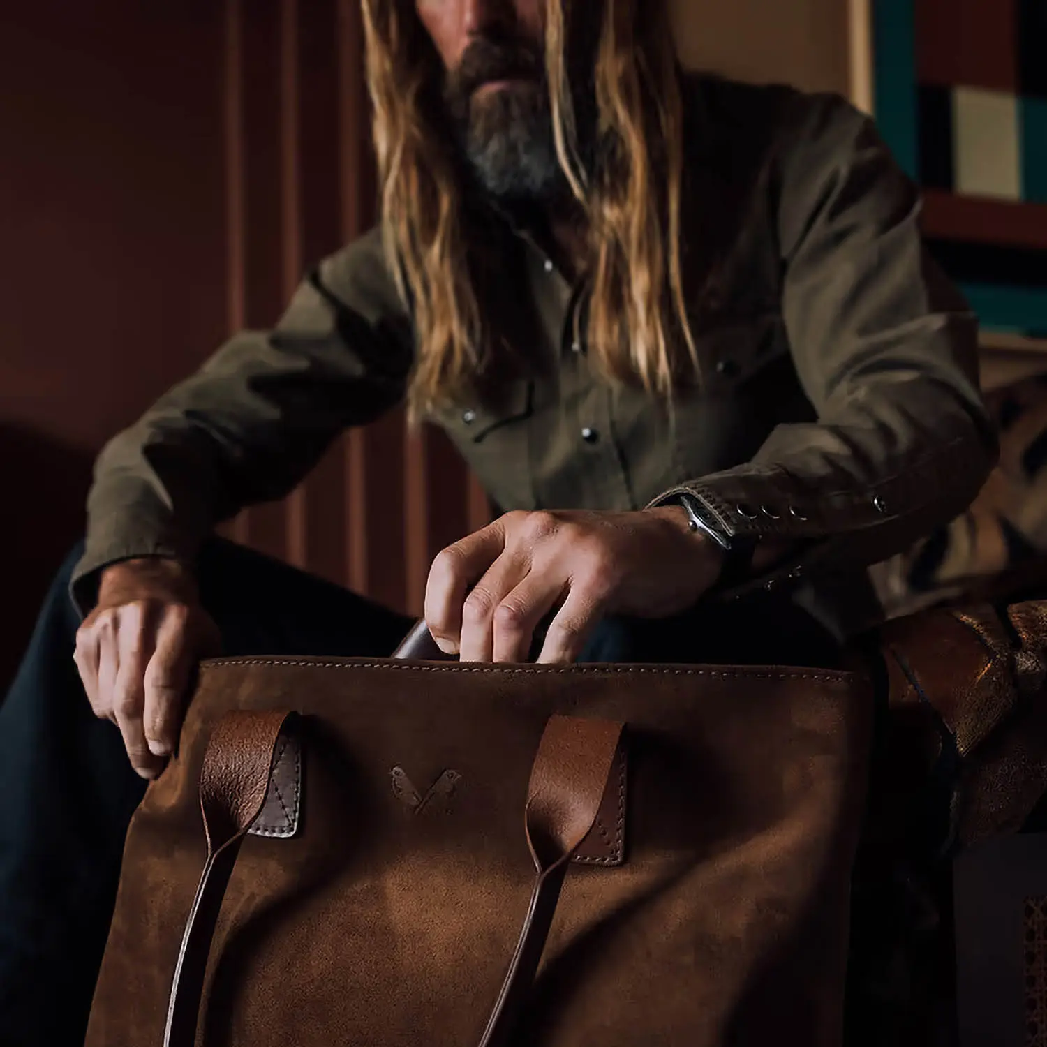 Bennett Winch トートバッグ ベネットウィンチ TOTE SUEDE BROWN｜英国製・防水スエードの上質トート