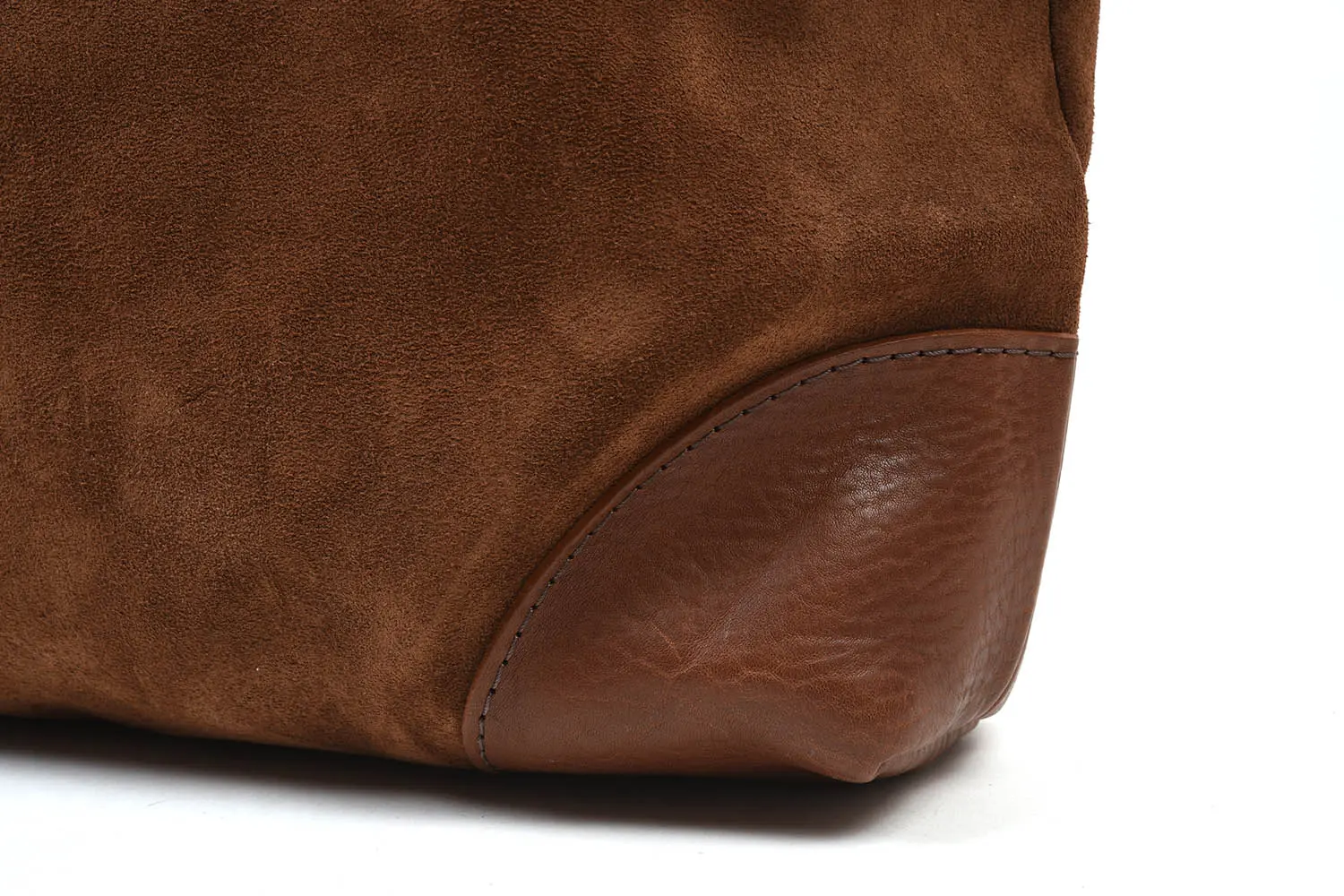 Bennett Winch Suede Tote Bag (Suede Brown)
