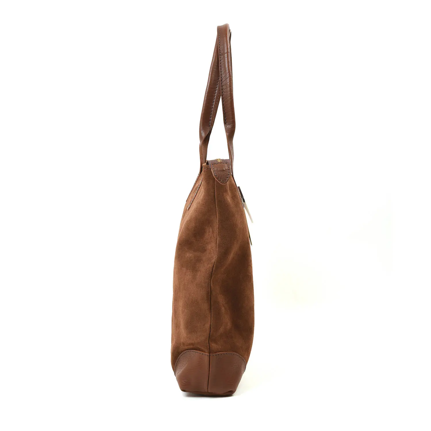 Bennett Winch Suede Tote Bag (Suede Brown)