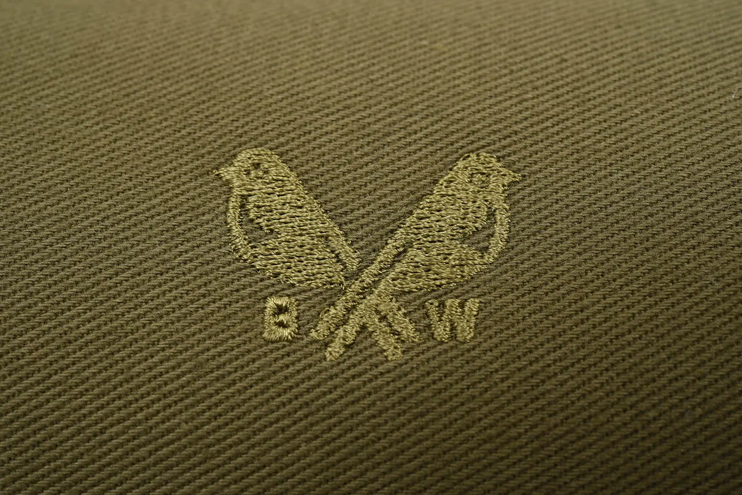 BENNETT WINCH Canvas Wash Bag / Dopp Kit, Olive