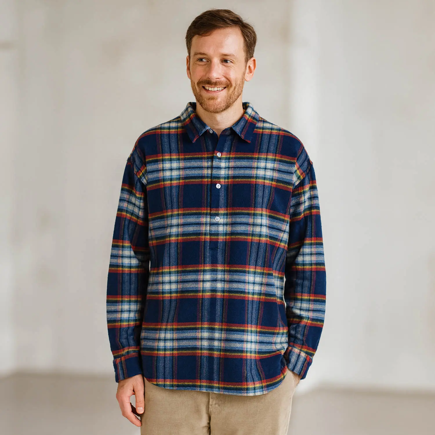 BRITISH MADE ץ륪Сĥ֥륾 (BLUE CHECK)