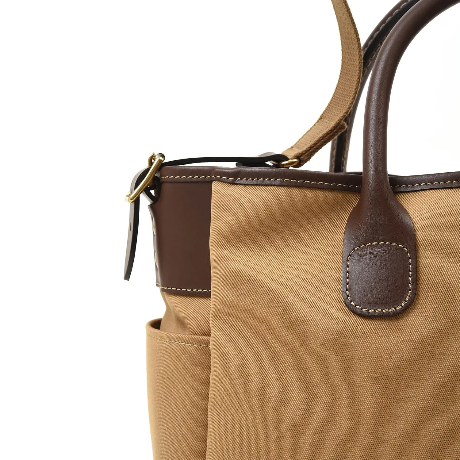 ӥ󥬥 2WAY TOTE (KHAKI CANCAS/CHOCOLATE)  