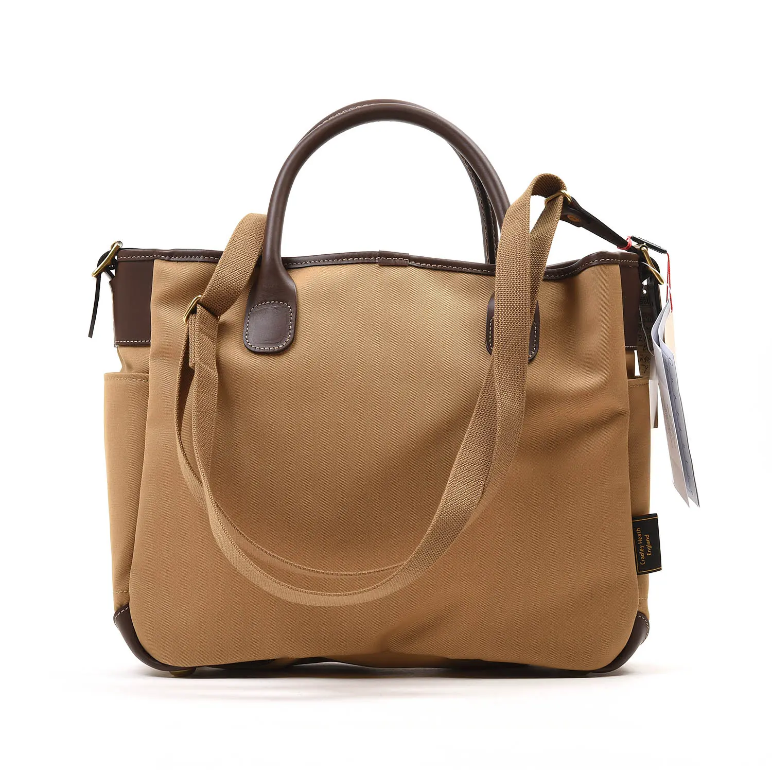 ӥ󥬥 2WAY TOTE (KHAKI CANCAS/CHOCOLATE)  