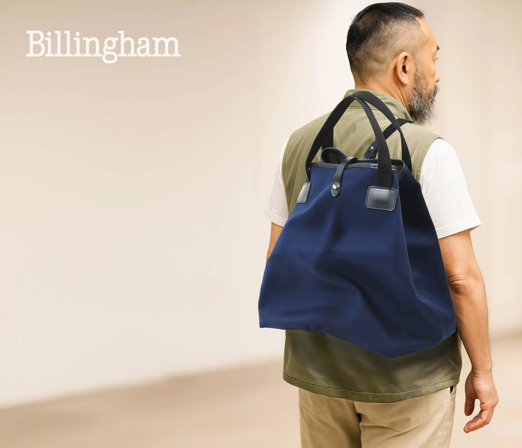 Billingham One shoulder sling bag Navy/Navy