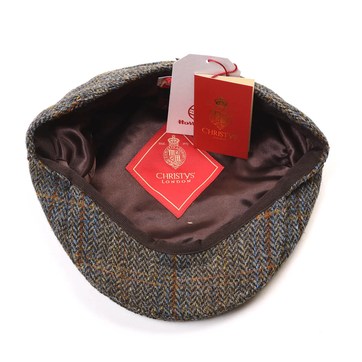 Christys' London CSK100671 Harris Balmoral cap Tweed L005P BRO (ϥ)