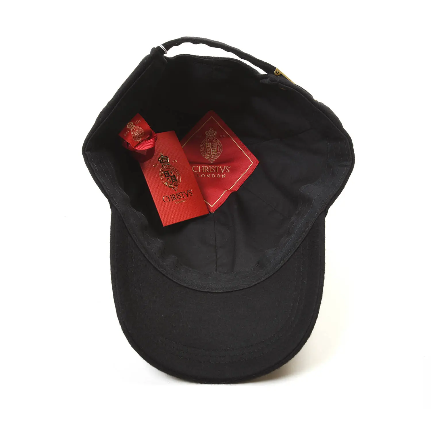 Christys' London CSK100888 Baseball Cashmere Cap (Black)