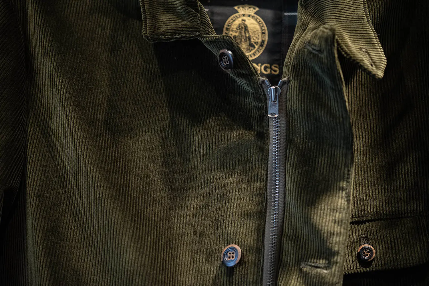 CORDINGS Voyager Corduroy Jacket JK805 (Dark Olive)