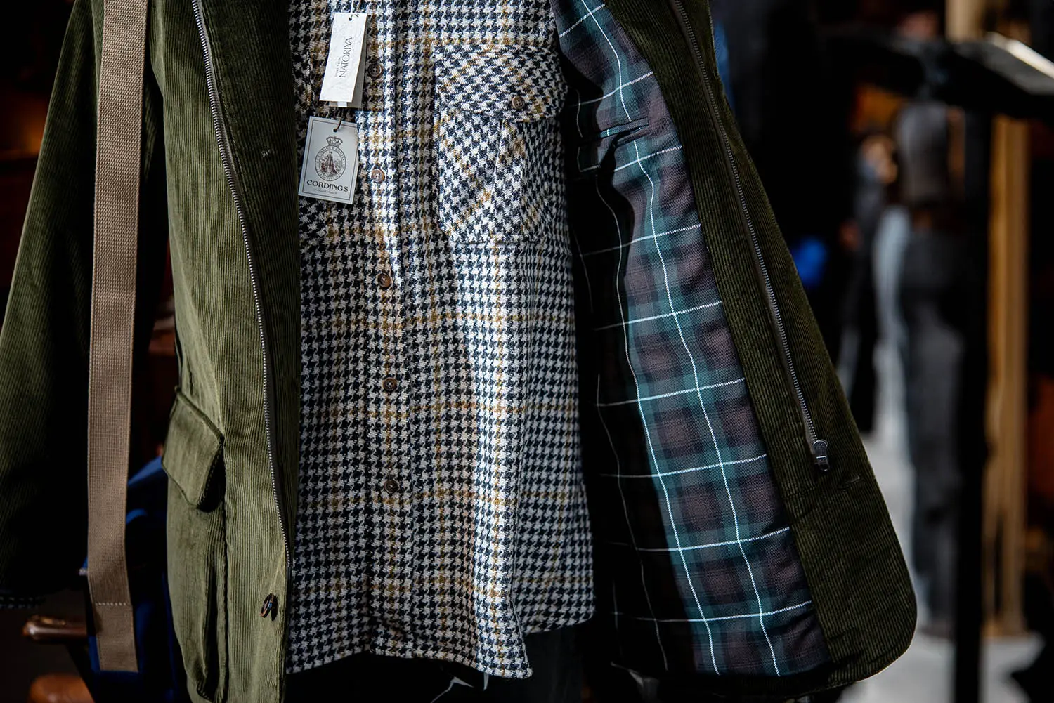 CORDINGS Voyager Corduroy Jacket JK805 (Dark Olive)