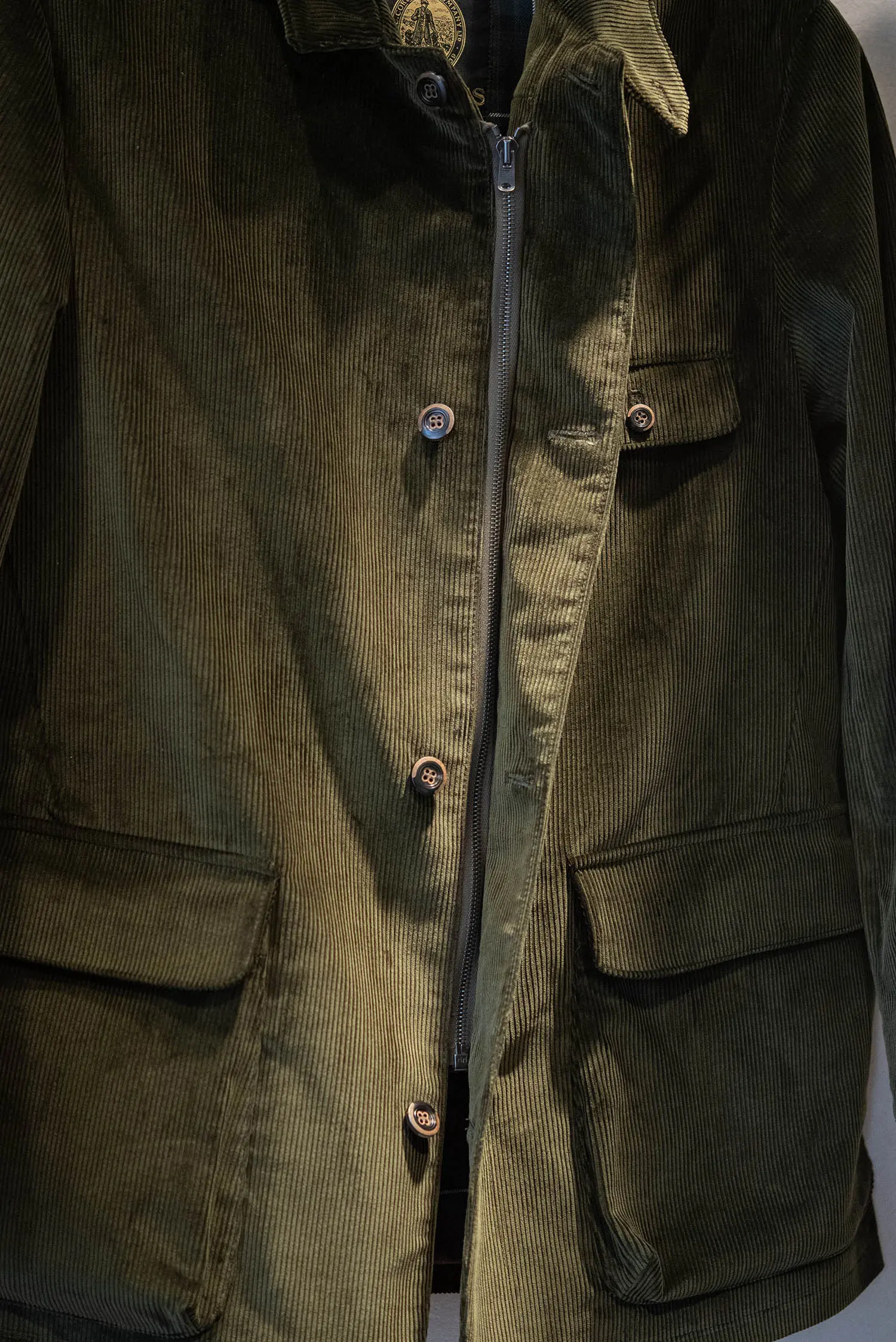 CORDINGS Voyager Corduroy Jacket JK805 (Dark Olive)