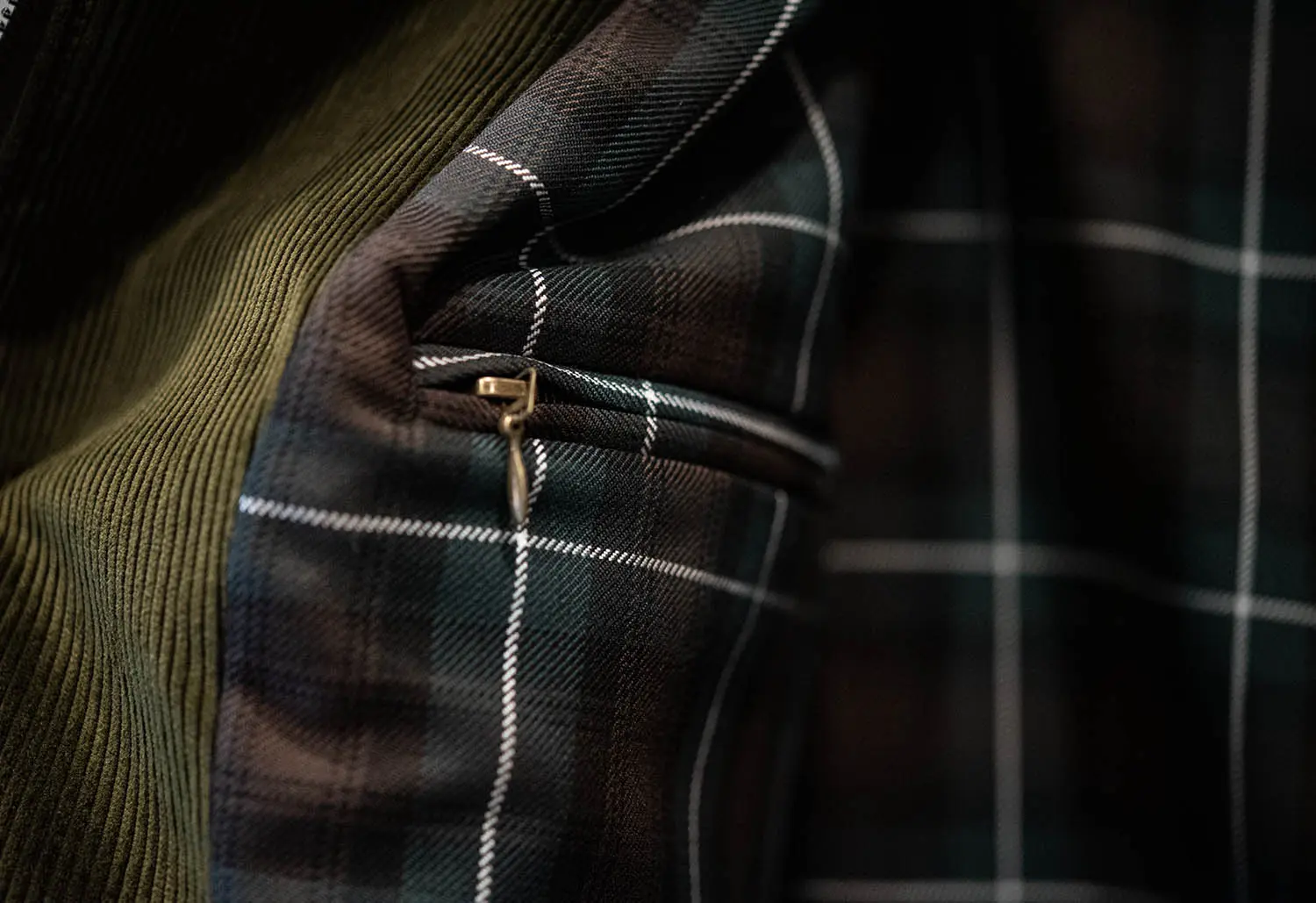 CORDINGS Voyager Corduroy Jacket JK805 (Dark Olive)