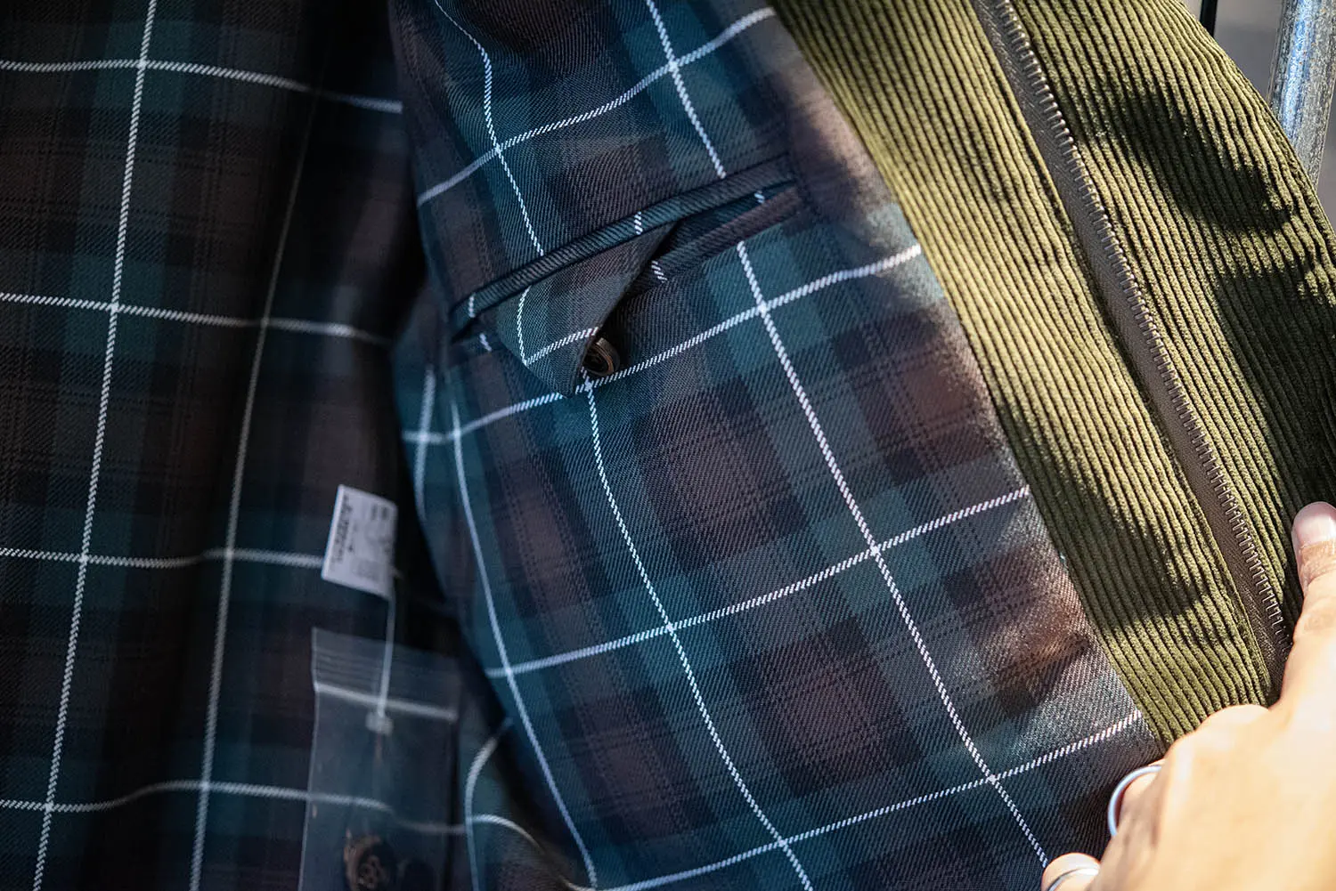 CORDINGS Voyager Corduroy Jacket JK805 (Dark Olive)