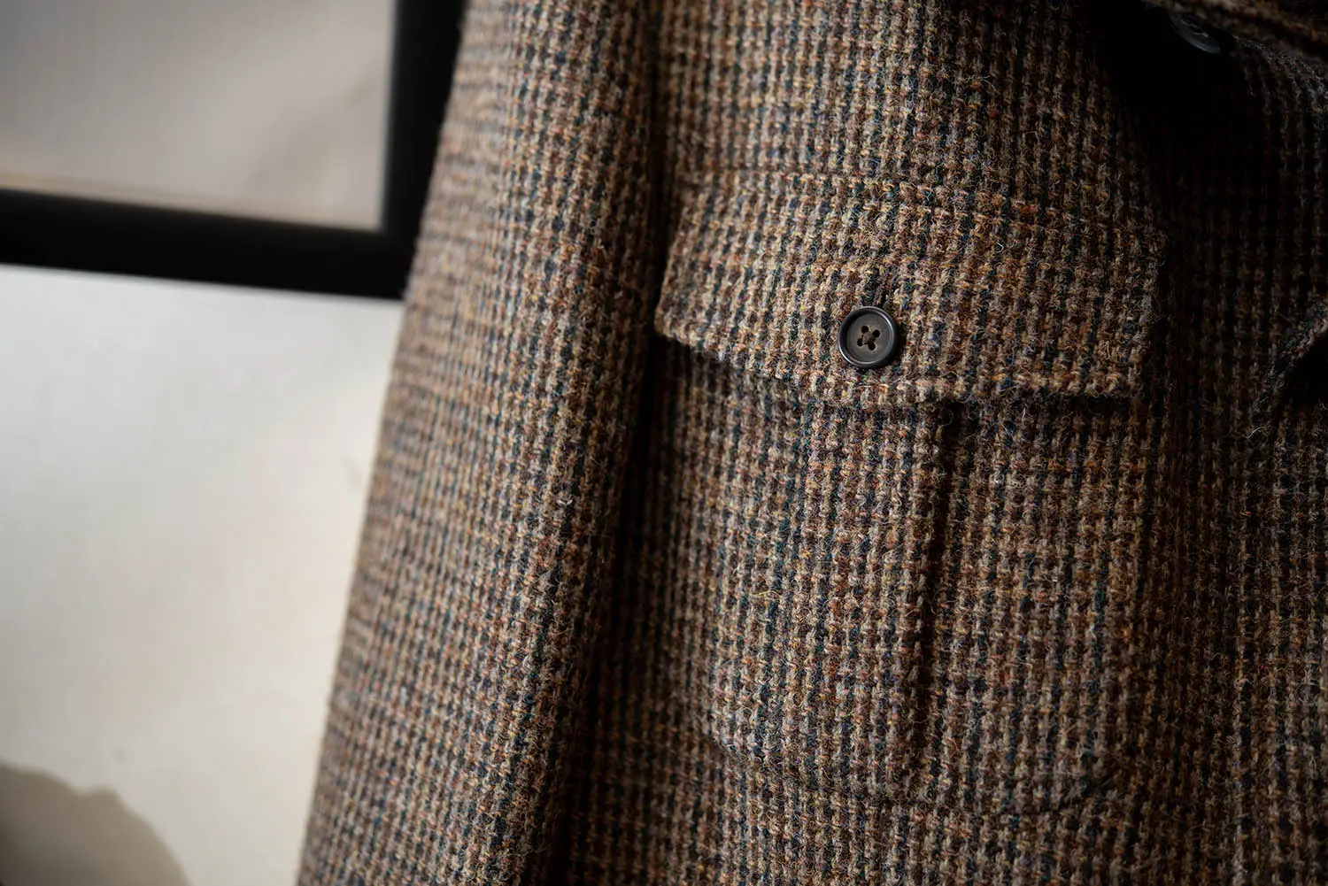 CORDINGS JKP661-HTHarris Tweed Safari Jacket BROWN