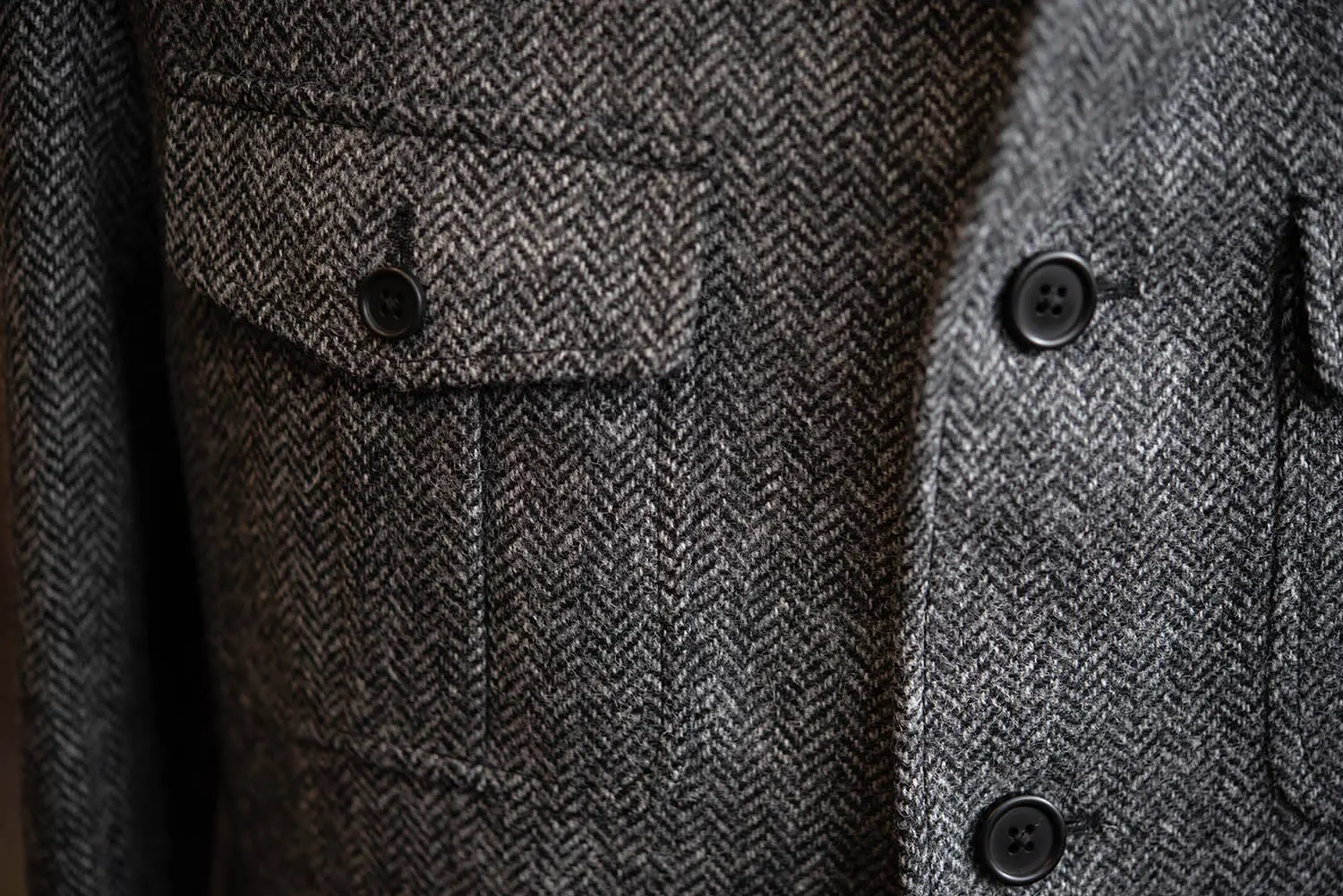 CORDINGS JKP661-HT��Tweed Safari Jacket�� charcoal gray