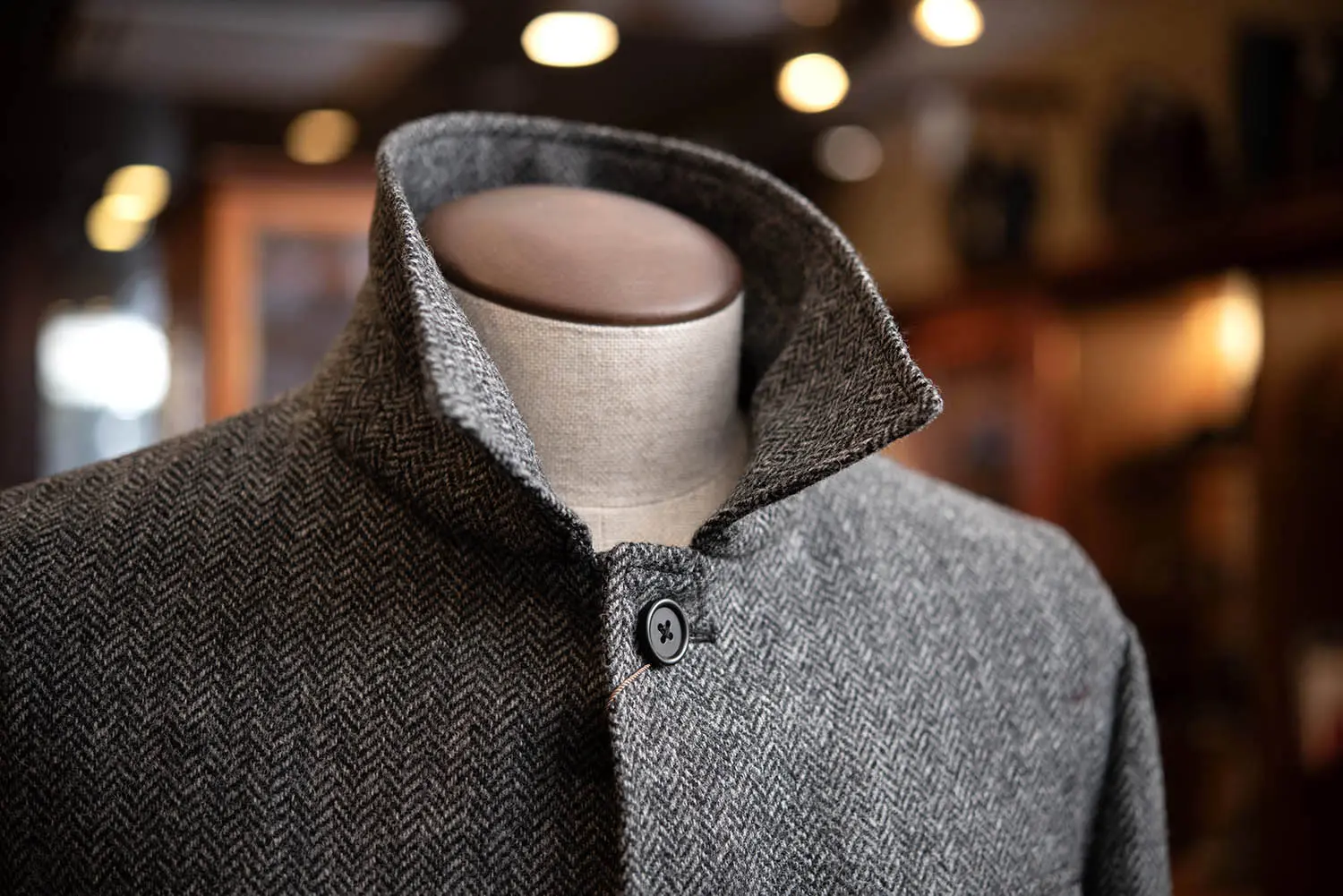 CORDINGS JKP661-HT��Tweed Safari Jacket�� charcoal gray