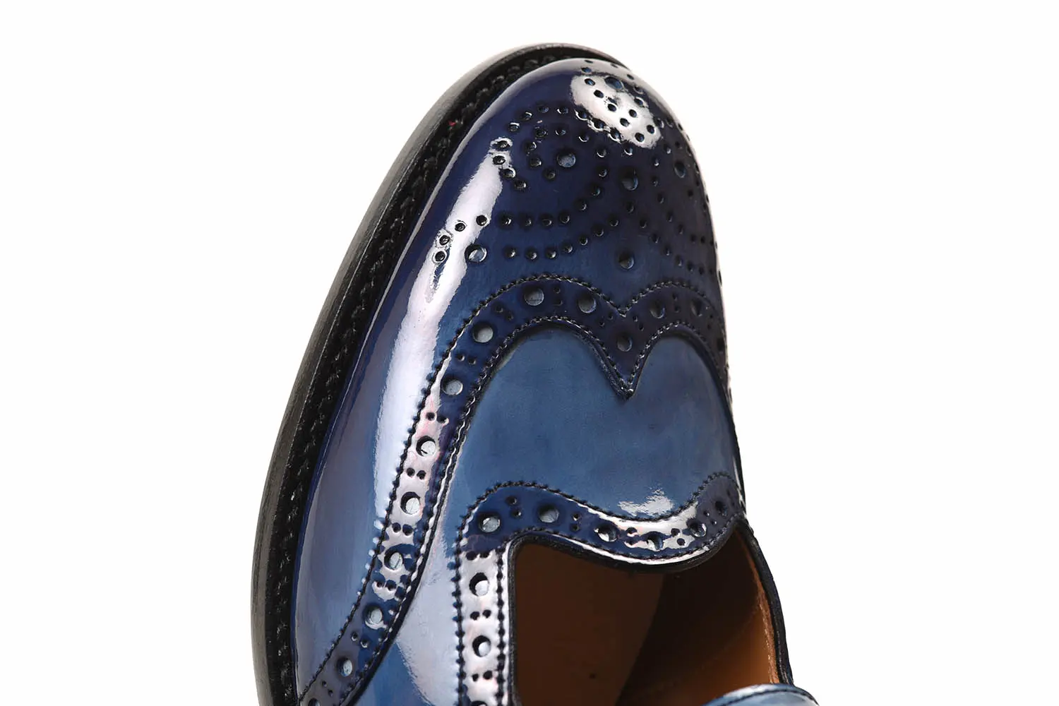 祻 PC-5081 WING TIP HEEL SHOES NYE