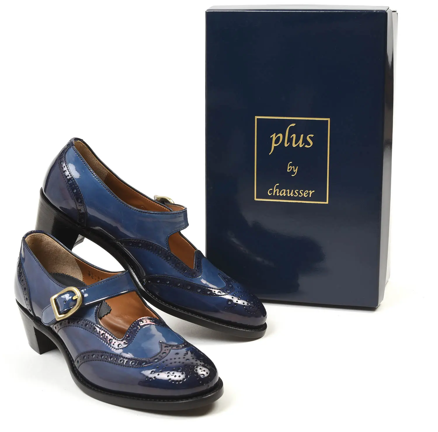 祻 PC-5081 WING TIP HEEL SHOES NYE