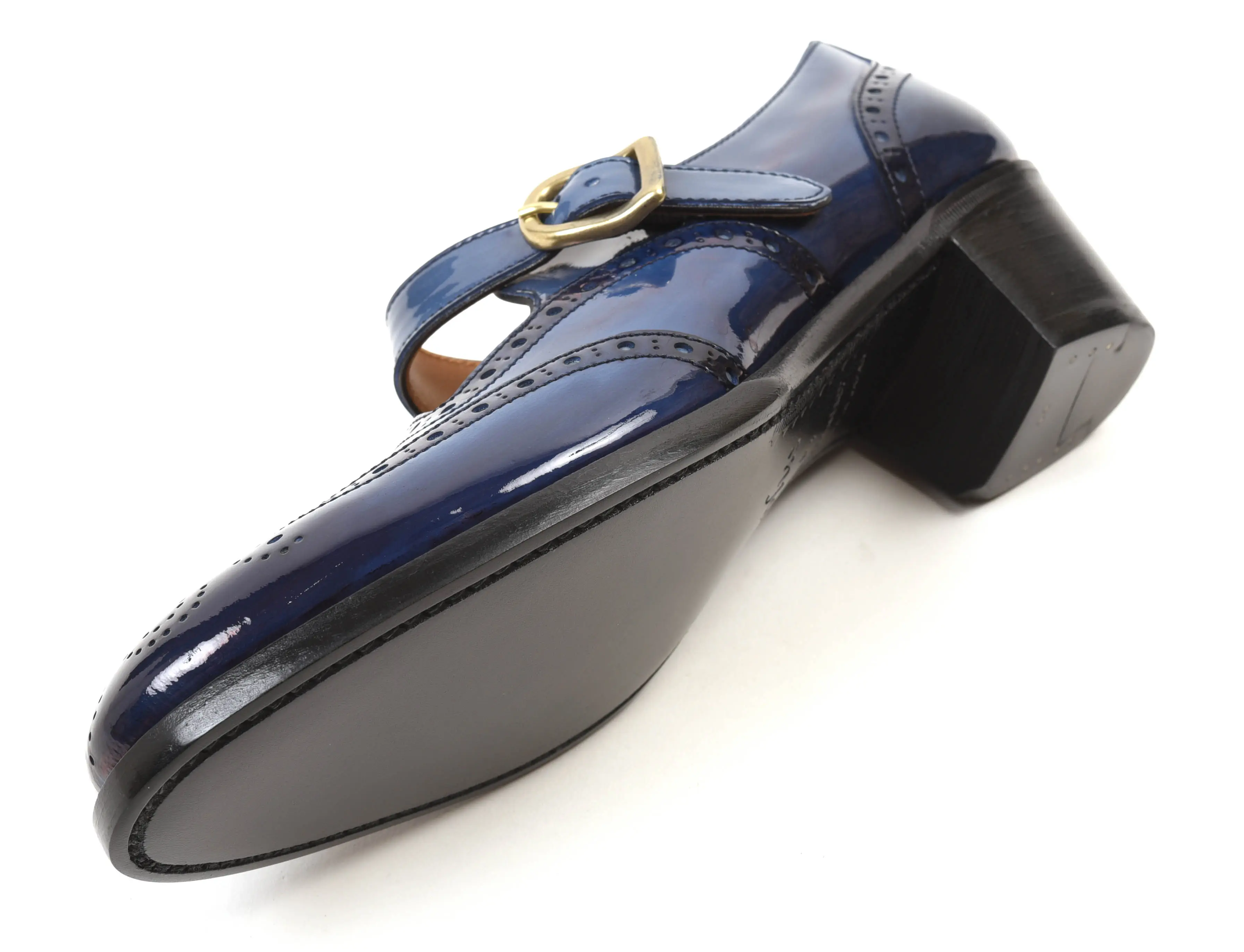 祻 PC-5081 WING TIP HEEL SHOES NYE