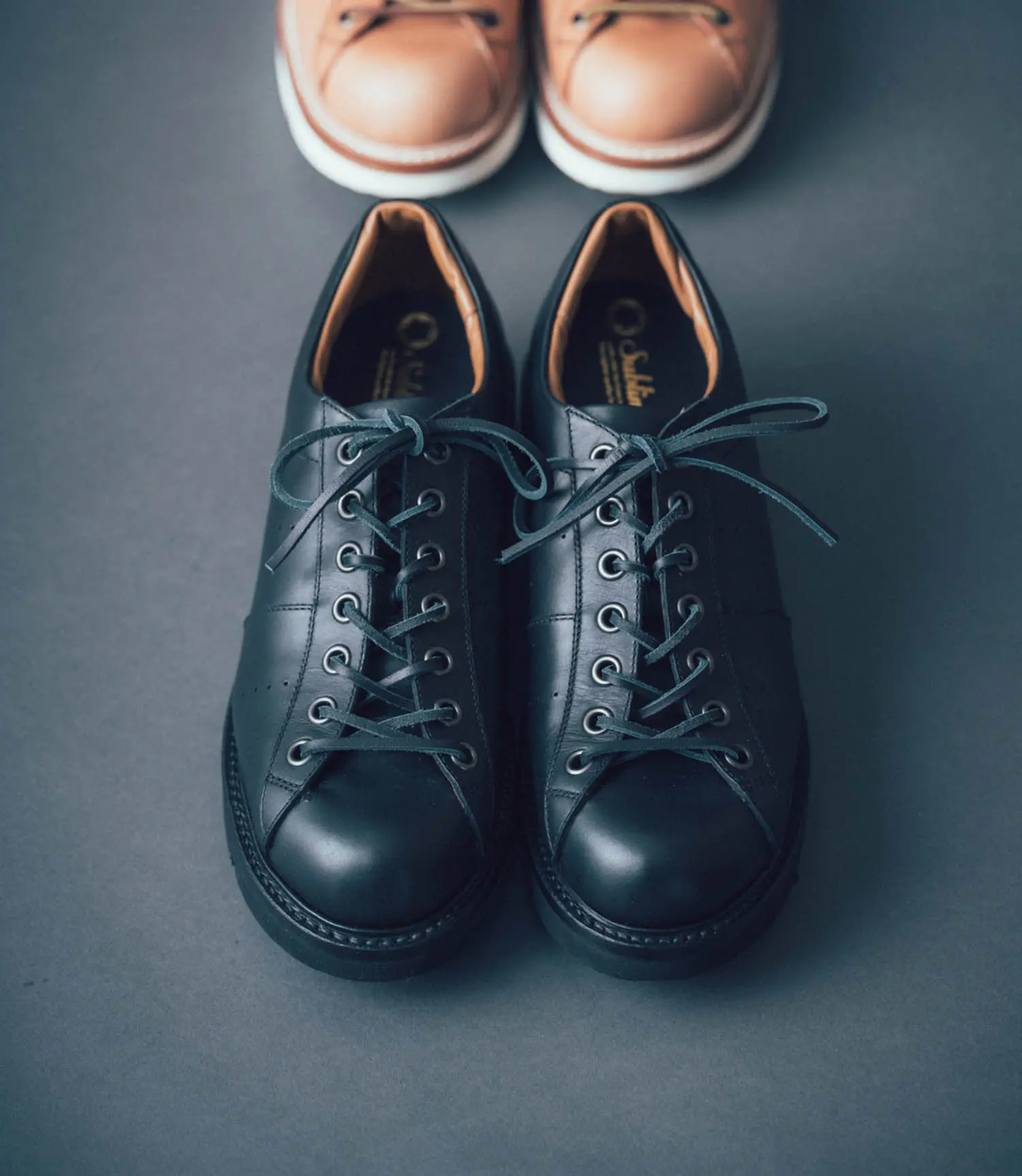 ֥饤ࡦХ祻 SU-111LEATHER SNEAKERS (֥å)