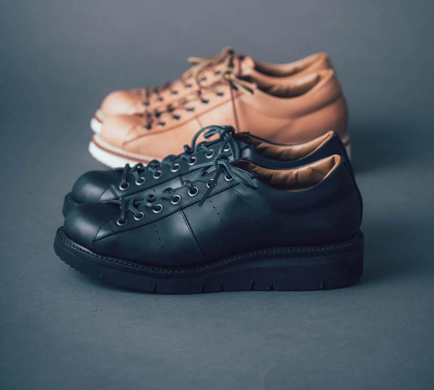 ֥饤ࡦХ祻 SU-111LEATHER SNEAKERS (֥å)