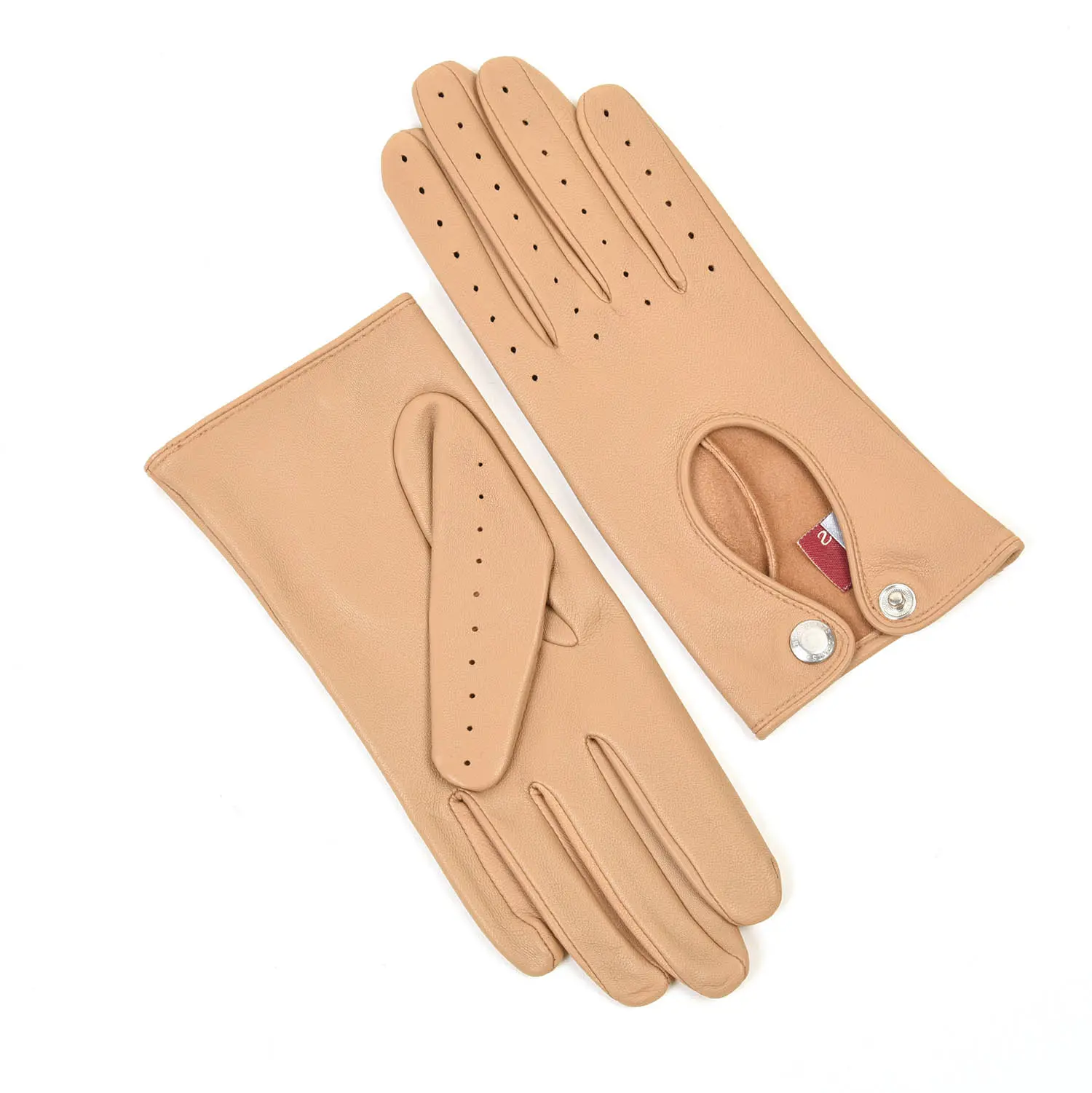 ǥ 7-3008 Thruxton Ladies Key Hole Driving Gloves (Toffee)