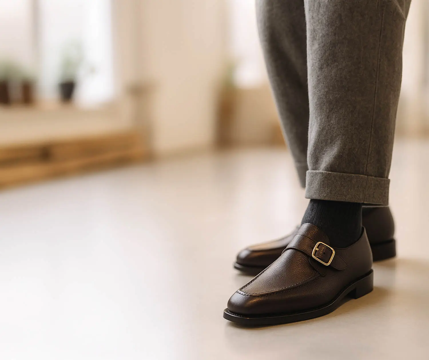 եƥåꥸ㥳åƥ FG461-035 MOC-TOE ȥå UTAH CALF EBENE