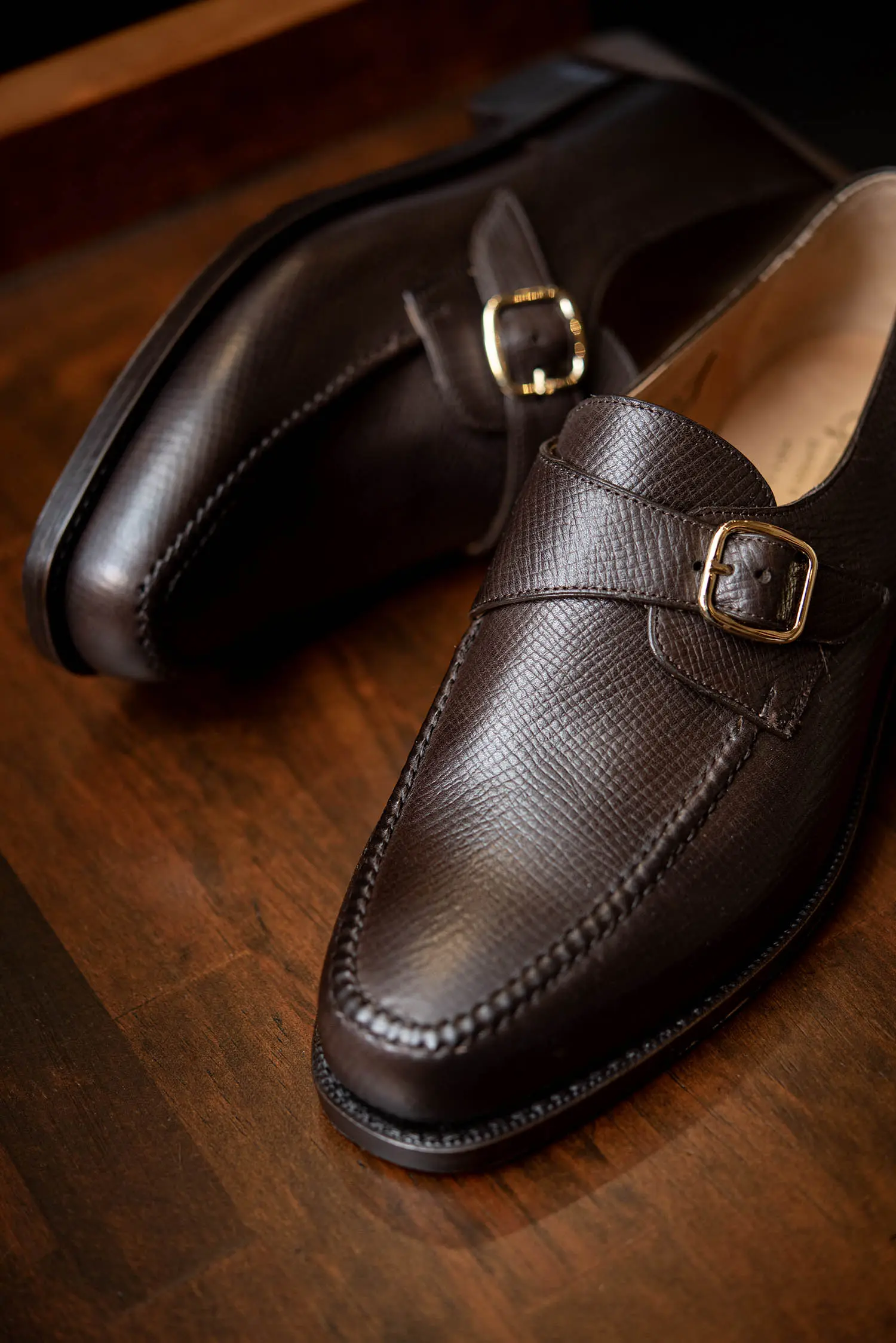 եƥåꥸ㥳åƥ FG461-035 MOC-TOE ȥå UTAH CALF EBENE