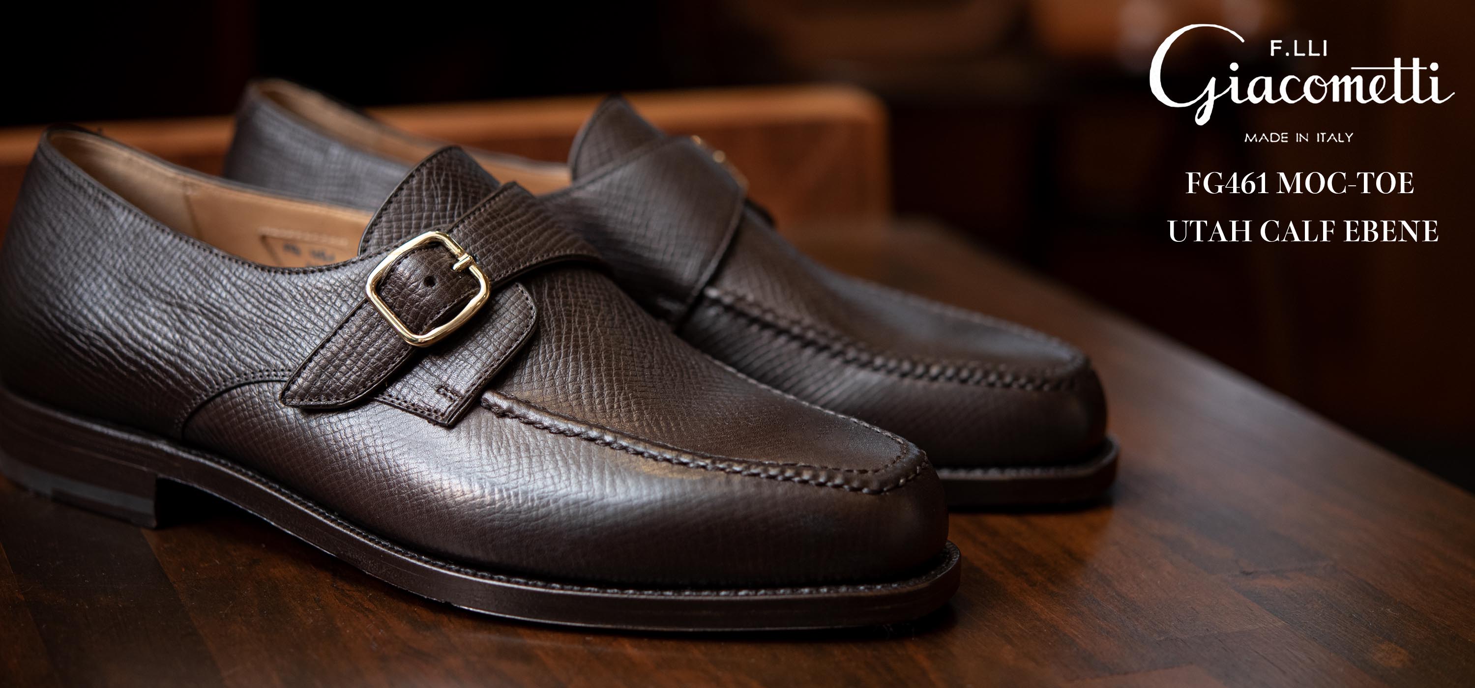 F.LLI Giacometti ゴートレザー ギリーシューズ　41サイズ F.LLI Giacometti ゴートレザー ギリーシューズ 41サイズ