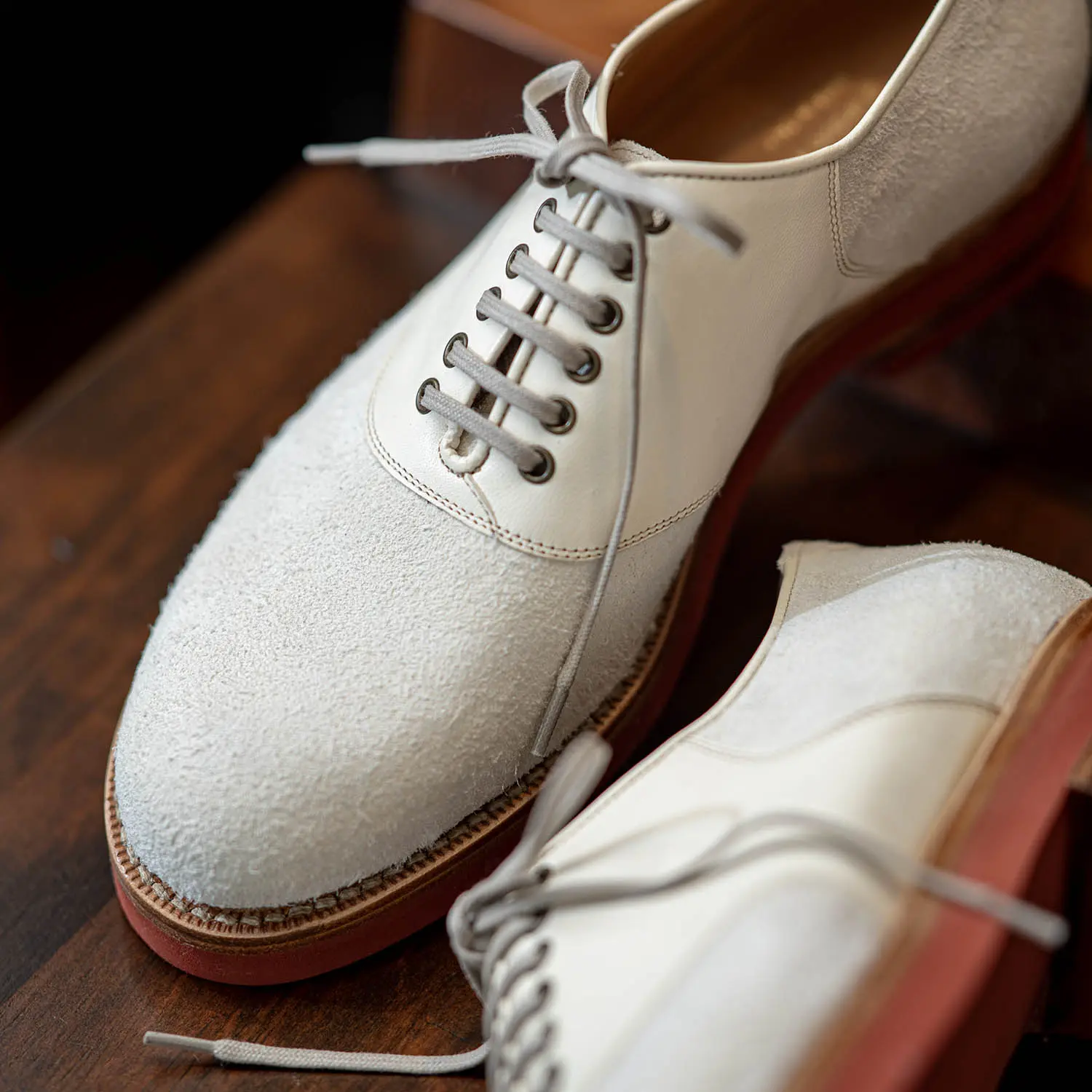 եƥåꥸ㥳åƥ FG530-008 CAVALLO CAMOSCIO BIANCO