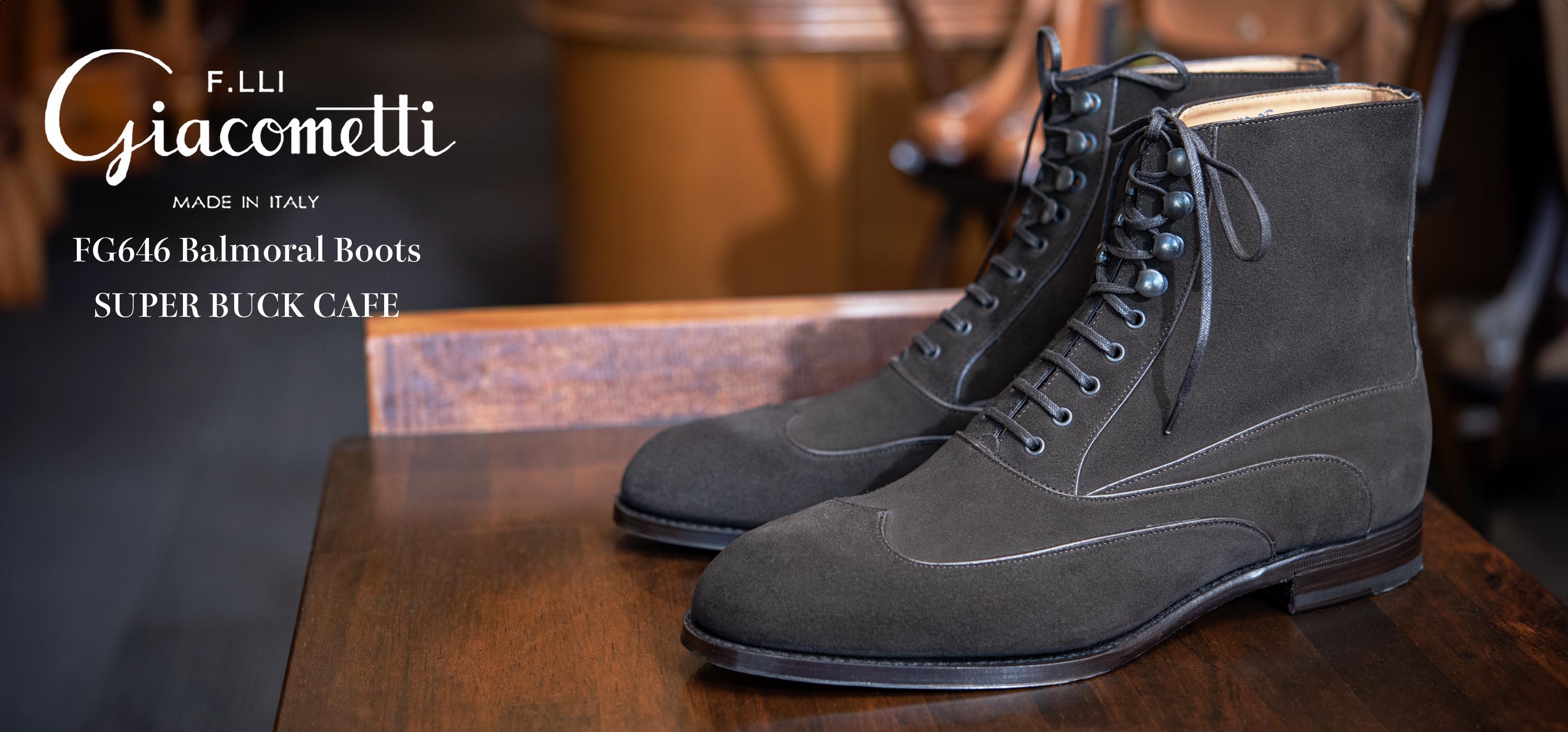 希少！未使用　クロコダイルキャップトゥ茶 ポイント10倍＋5倍フラテッリ ジャコメッティ ６