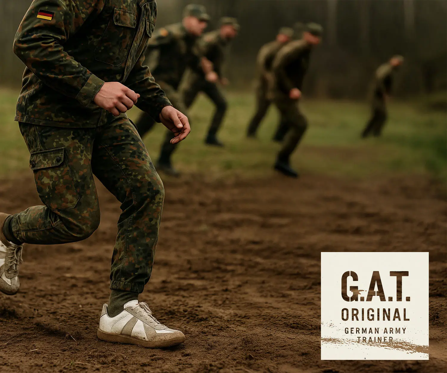 GERMAN ARMY TRAINER ORIGINAL WHITE/HONEY