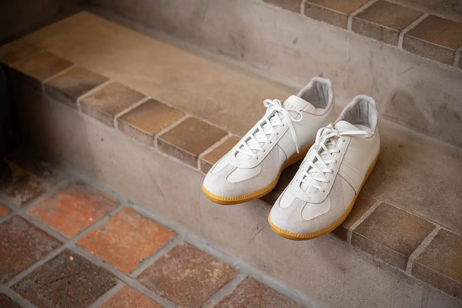 GERMAN ARMY TRAINER ORIGINAL WHITE/HONEY (�ۥ磻��/�ϥˡ�) 