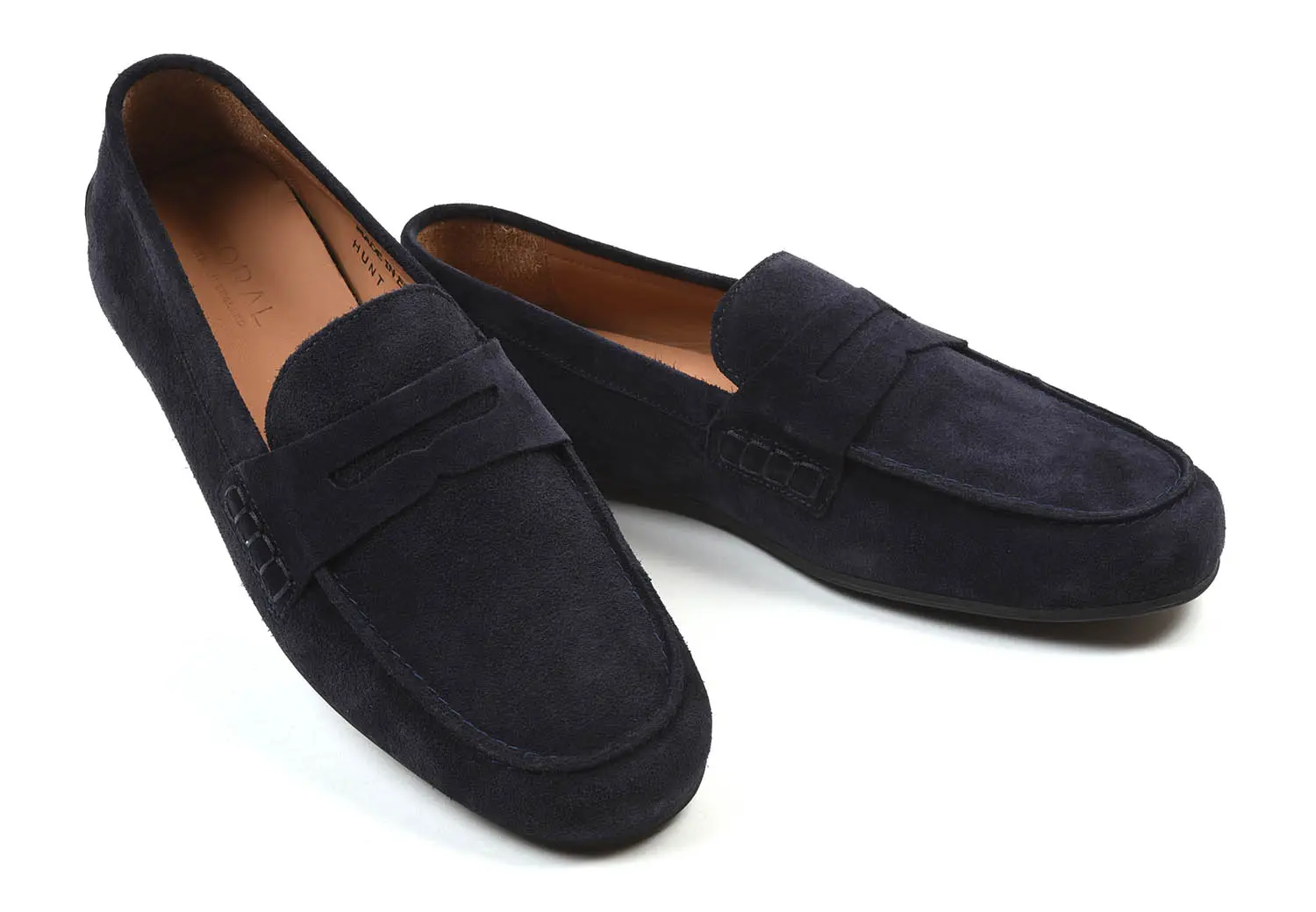 GORAL OMERO Driving shoe NAVY SUEDE